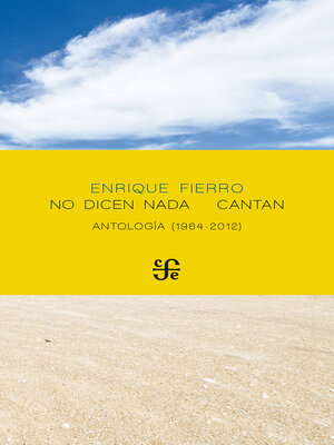 cover image of No dicen nada cantan